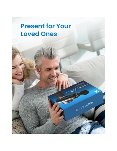 Pistola de Masaje RENPHO RP-GM171-N1 Portátil 5 Velocidades