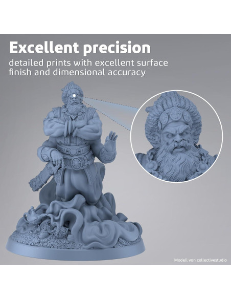 Resina 3D ELEGOO ABS-Like 2.0 2000g Gris Rápida UV