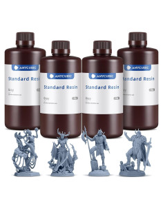 Resina UV ANYCUBIC 4kg para Impresora 3D Gris