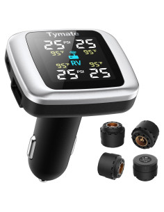 Monitoreo de Neumáticos Tymate TM7, TPMS Inalámbrico 4 Sensores