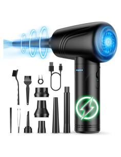 Soplador de Aire Comprimido BANNKY AD34 3 Velocidades 9000mAh