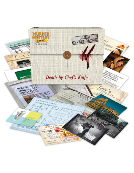 Archivo de Caso Muerte por Cuchillo de Chef - University Games