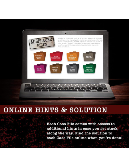 Archivo de Caso Muerte por Cuchillo de Chef - University Games