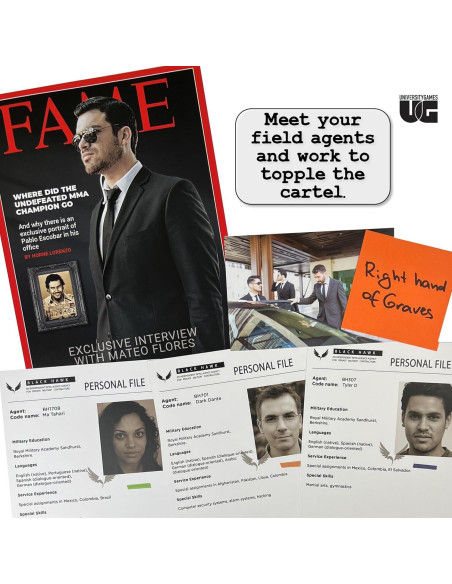 Juego de Misterio Inmersivo - Misión Halcón Negro - 1+ Jugadores