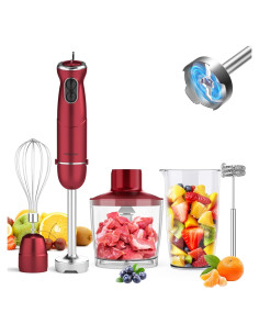 Batidora de Inmersión 5 en 1 Abuler 1000W 12 Velocidades