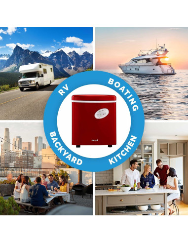 Máquina de Hielo Newair AI-100R - 12.7 kg/día, Portátil