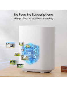 Cámaras de Seguridad AOSU Kit 2 Inalámbricas Solar 2K 2