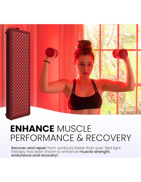 Panel de Luz Roja Hooga HG300, 60 LEDs, 660nm y 850nm Panel de Luz Roja Hooga HG300, 60 LEDs, 660nm y 850nm