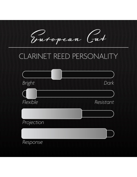 Reed Legere Clarinete Bb Corte Europeo Fuerza 3.50