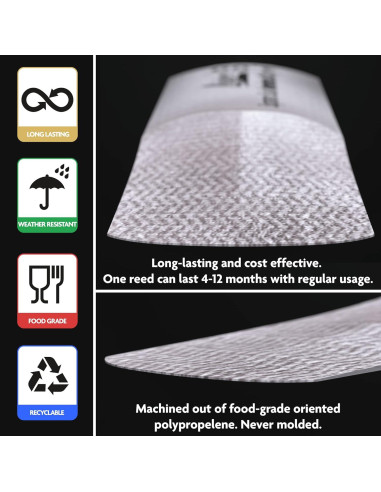 Reed Legere Clarinete Bb Corte Europeo Fuerza 3.50