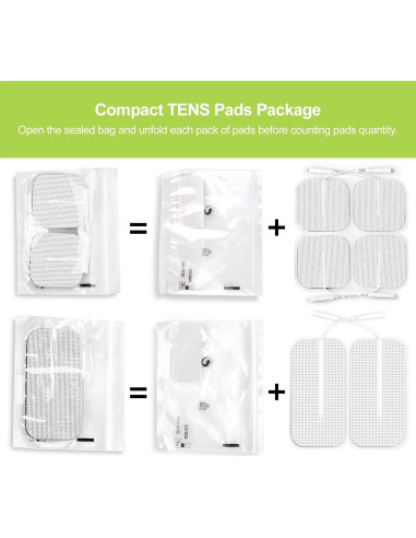 AUVON Estimulador Muscular TENS Doble Canal 20 Modos