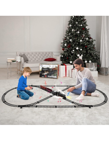 Juego de tren eléctrico LICHENGFENG 5C-TRAIN con control remoto