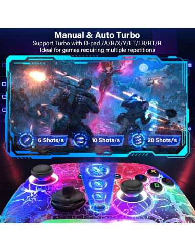 Controlador Pro Inalámbrico KINGLINE para Nintendo Switch