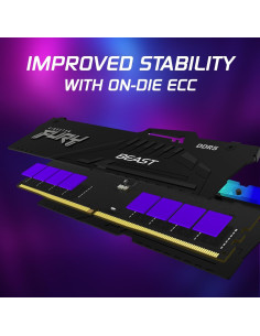 Memoria Kingston Fury Beast 32GB DDR5 6000MT/s RGB 2