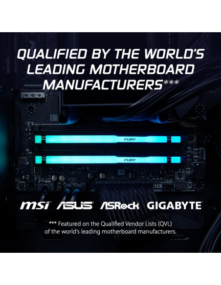 Memoria Kingston Fury Beast 32GB DDR5 6000MT/s RGB