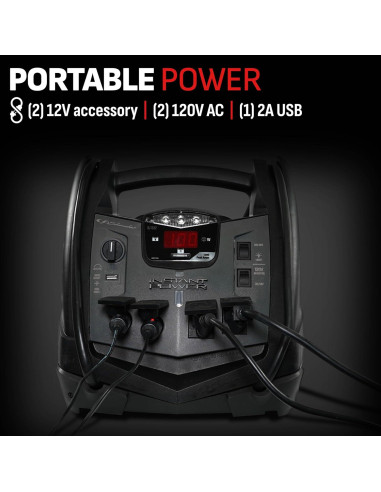 Arrancador de Salto Schumacher SJ1332 1200A 6 en 1 Portátil