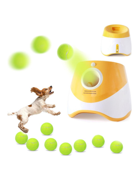 Lanzador automático de pelotas Jovani para perros pequeños
