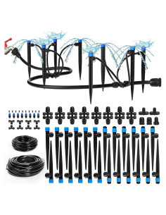 Sistema de Riego por Goteo Bonviee 230FT Ajustable Jardín
