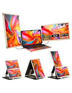 Extensor de Pantalla VargaoliDeal 15.6" FHD 1080P Compatible