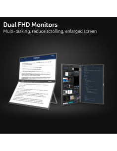 Monitor Doble Portátil Acer PD193Q 18.5" FHD Plegable 2