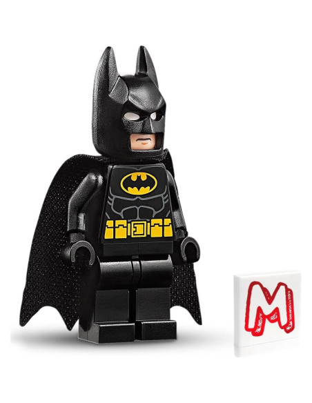 LEGO Super Heroes Batman Minifigura - Traje Negro y Bat-a-rang LEGO Super Heroes Batman Minifigura - Traje Negro y Bat-a-rang