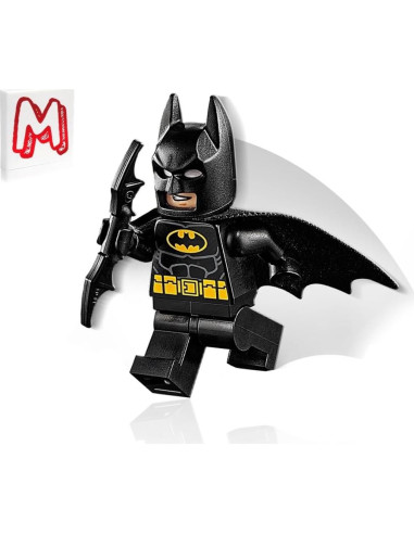 LEGO Super Heroes Batman Minifigura - Traje Negro y Bat-a-rang