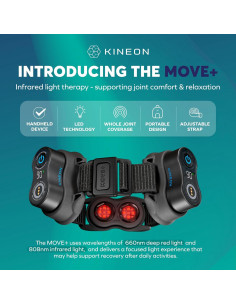 MOVE+ Pro Luz LED Roja - Portátil y Manos Libres - Bienestar 2