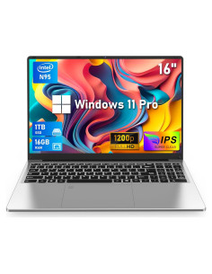 Laptop NIAKUN N95 16GB RAM 1TB SSD FHD 16" Teclado Retroiluminado