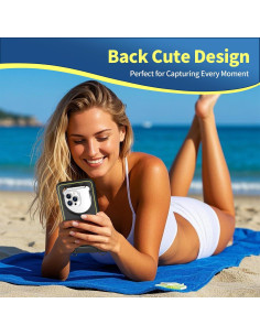 Funda impermeable IP68 Kebrela para teléfono hasta 17.3 cm 2