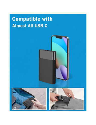 Cargador Laptop HP 65W USB C UNAWUDOH Tipo C