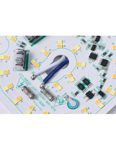 Kit Luz LED Retrofit 10cm Ledytech 18W Regulable 2200LM