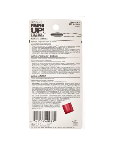 Máscara Maybelline Volum' Express Colosal 16x Negro 24g