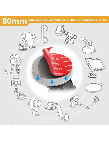 Almohadillas Adhesivas 3M VHB Lendouble 4 Pcs 80mm Doble Cara