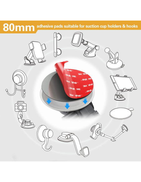 Almohadillas Adhesivas 3M VHB Lendouble 4 Pcs 80mm Doble Cara