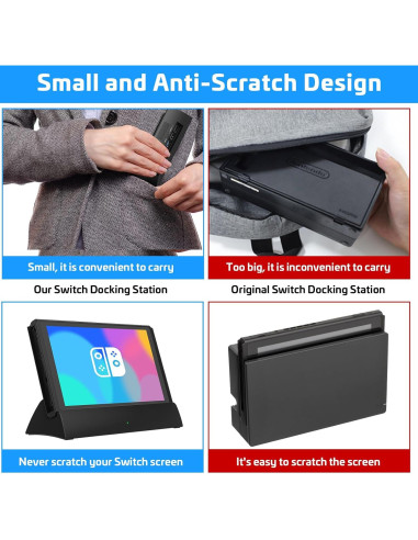 Dock para TV Nintendo Switch KEKUCULL 4K HDMI USB-C