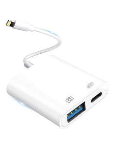 Adaptador Lightning a USB KikoSaka con carga y OTG 3.0