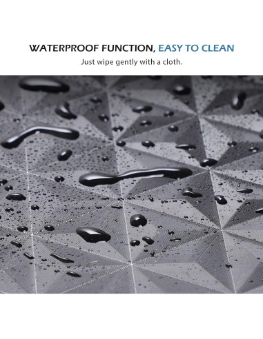 Alfombrilla para silla de oficina SALLOUS 160x130cm Negro