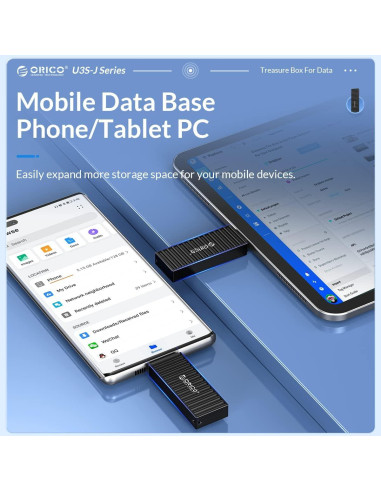 ORICO Unidad Flash USB 3.0 64GB 260MB/s con Llavero