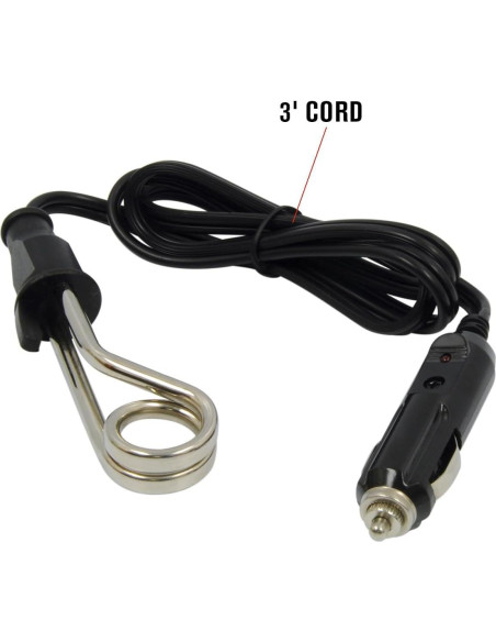 Calentador de Bebidas RoadPro RPBH-012 12V para Cerámica