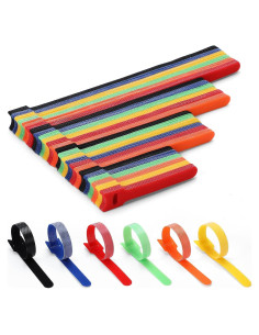150 Sujetadores de Cable VITEVER Multicolores 4 Tamaños