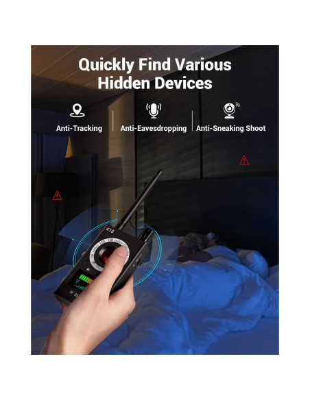 Detector de Cámaras Ocultas Navfalcon GPS y Infrarrojo