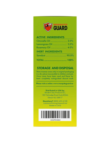 Conos de Incienso Repelente Mosquitos Mosquito Guard 45pcs
