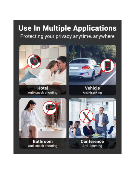 Detector de Cámaras Ocultas Navfalcon GPS y Infrarrojo