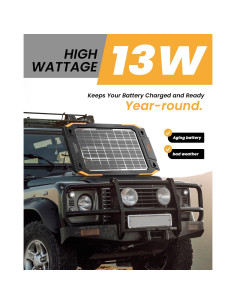 Cargador Solar BALDR 12V 13W Doble Cara Impermeable 2