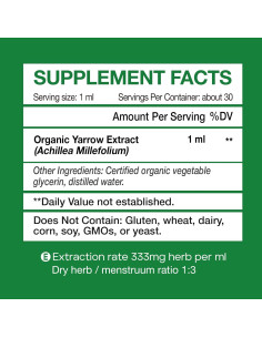 Tintura de Milenrama Orgánica KingHealth 29.57 ml Vegana 2