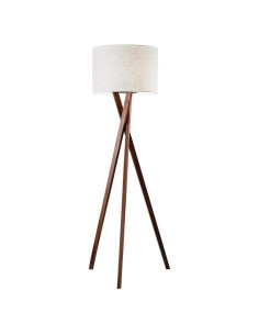 Lámpara de Mesa Adesso 3226-15 63.5 cm Madera Nogal