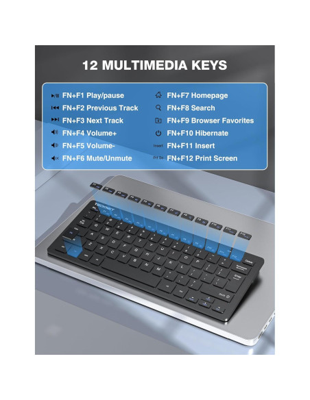 Combo Teclado y Ratón Inalámbrico TECKNET X315 Negro