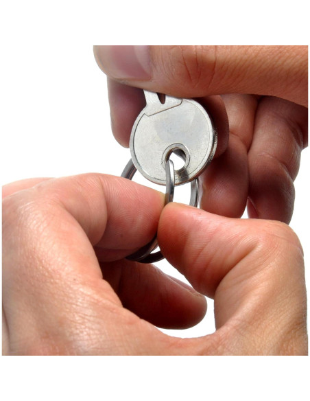 Anillas de Llave BANG TI Titanio 30mm 5 Piezas Gris