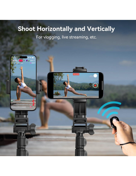 Trípode SmallRig PT-30 170 cm con Control Remoto y Luz