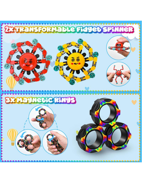 Set de 15 Juguetes Antiestrés Dr.Kbder para Niños y Adultos